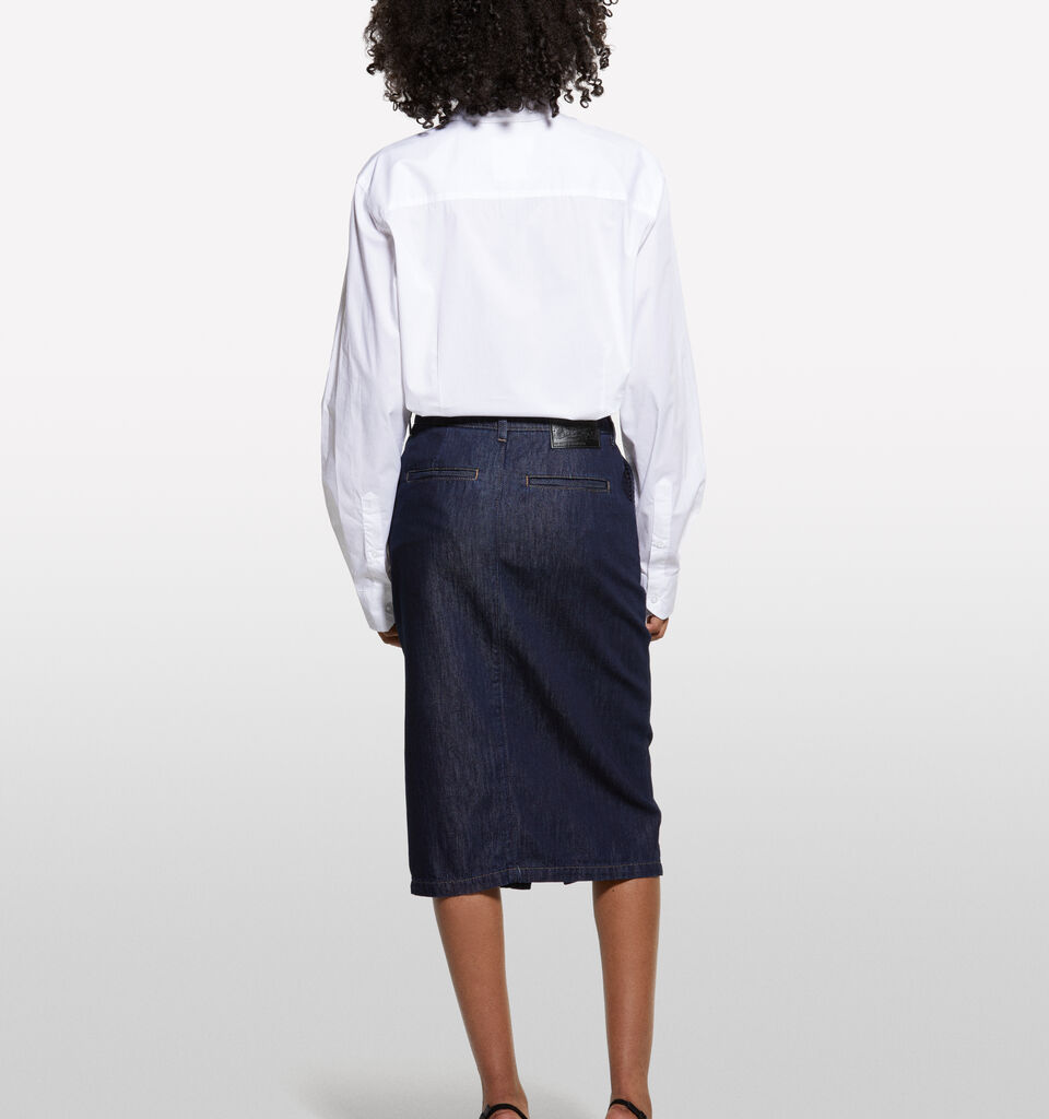 Weißes Slim-Fit-Hemd - hemden für damen - Weiss | Sisley image number 2